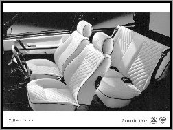 Fotele, Autobianchi Y10, Wnętrze
